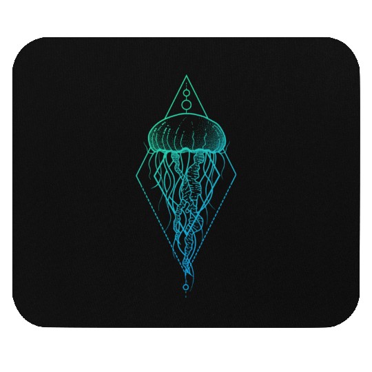 Colorful JellyFish Illustration Design Mouse Pads