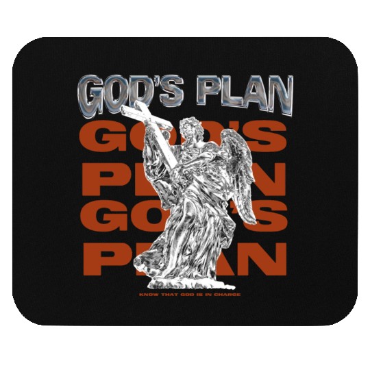 Gods Plan Streetwear Design Mouse Pads