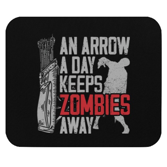 Archery Bow Archer Zombie Vintage Mouse Pads