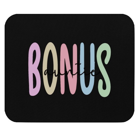 Proud Bonus Auntie Step Aunt Appreciation Gifts Mouse Pads
