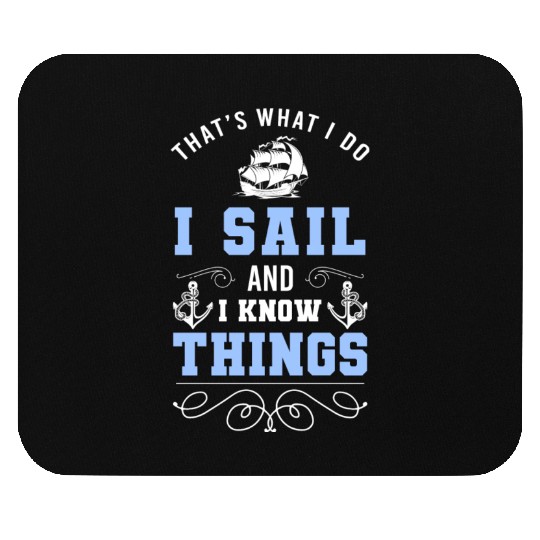 Sailing Ship Boat Waves Mouse Pads