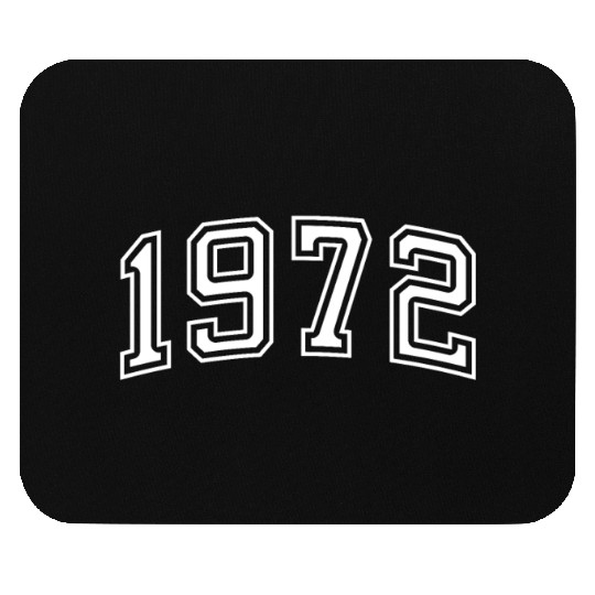 Year 1972 In White Mouse Pads