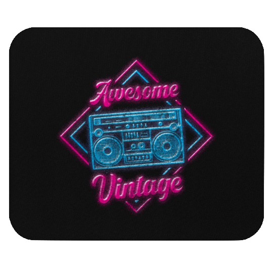 Neon Techno Nerd Mouse Pads
