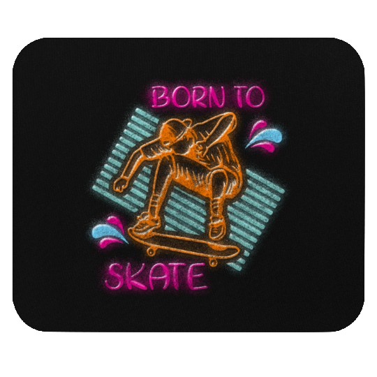 Neon Old School Mouse Pads