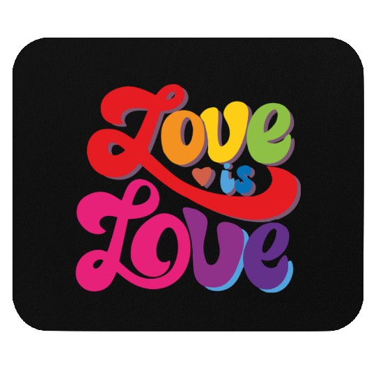 love is love romantic design. Mouse Pads