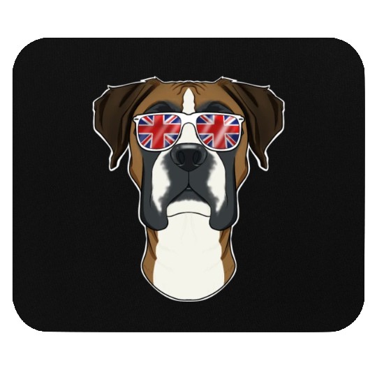 Boxer UK Sunglasses I English Flag I Union Jack Mouse Pads