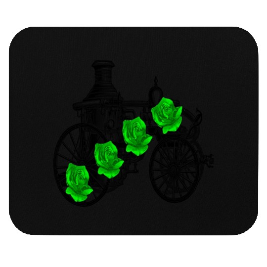Green roses Steam machine Mouse Pads