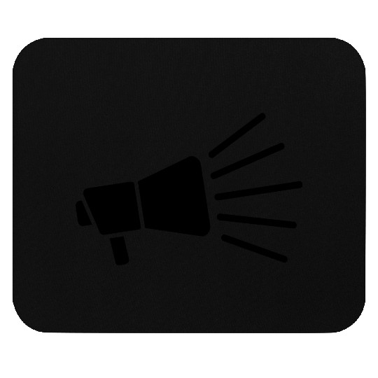 megaphone loud speech icon Mouse Pads