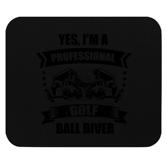 Novelty Professional Golfing Balls Diver Expert Mouse Pads
