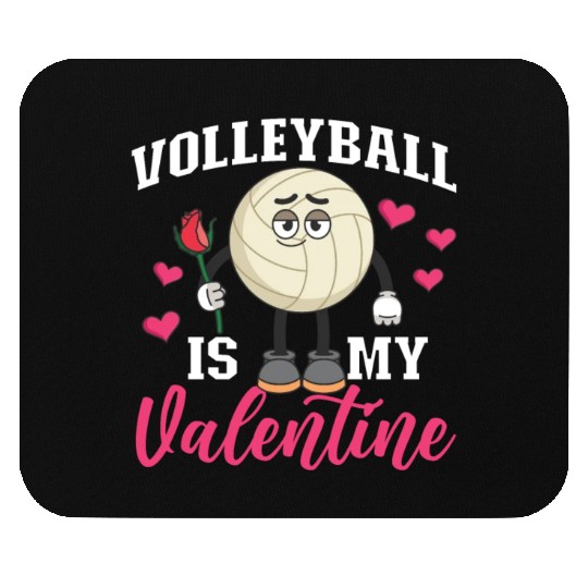Volleyball Player Team Valentines Mouse Pads