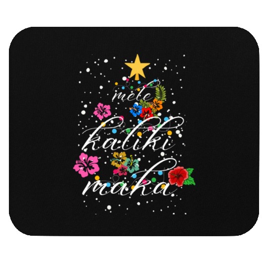 Mele Kalikimaka Hawaiian Hawaii Christmas Natives Mouse Pads
