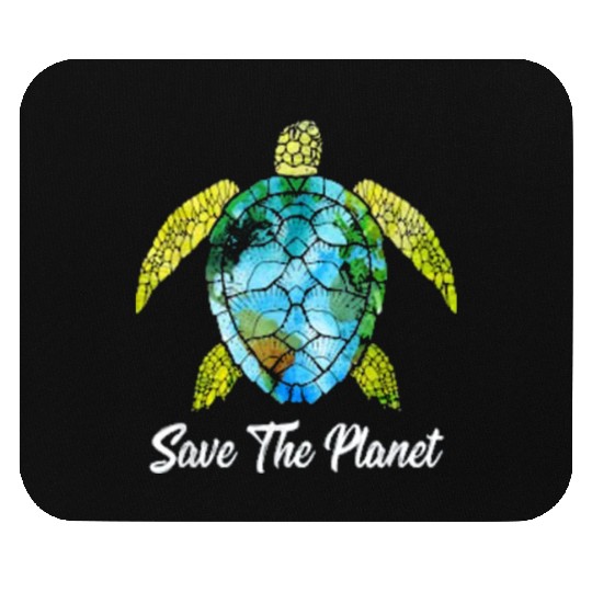 Save The Planet Earth Day Save Turtles Sea Life Mouse Pads