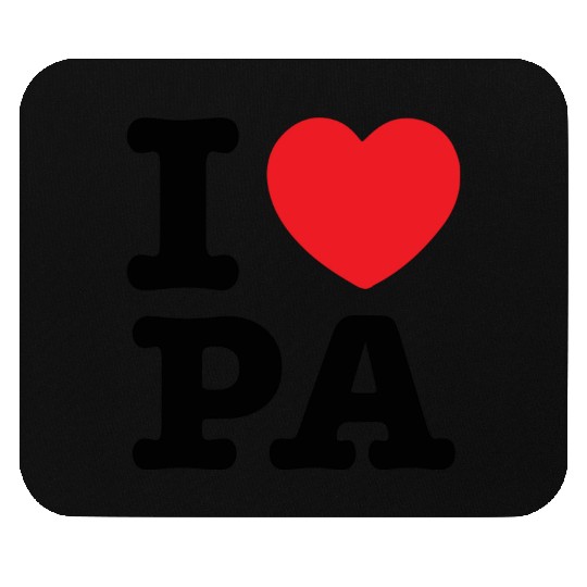 I LOVE PA, I Love Pennsylvania Mouse Pads