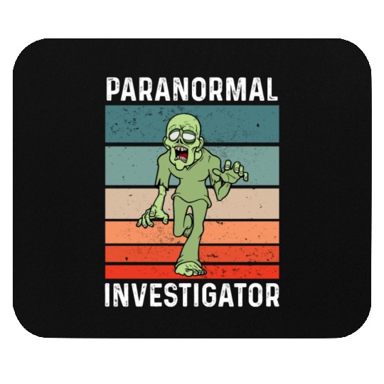 Ghost Hunting Paranormal Investigator Mouse Pads