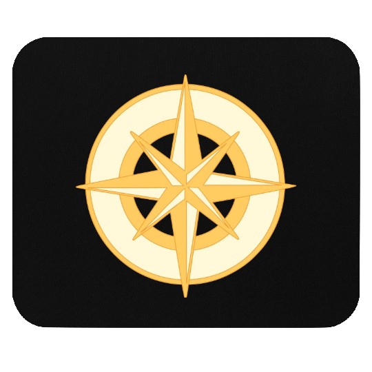 Nautical Compass star / rose, cardinal directions Mouse Pads