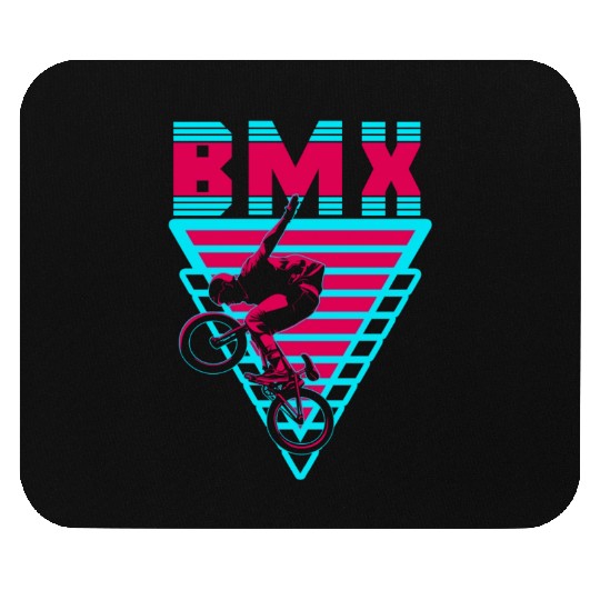 Aesthetic BMX Freestyle Biking Stunts Mouse Pads