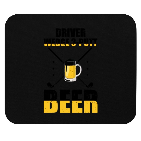 Novelty Golfing Golfer Comical Field Sports Mouse Pads