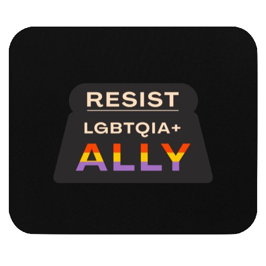 Resist pride Mouse Pads