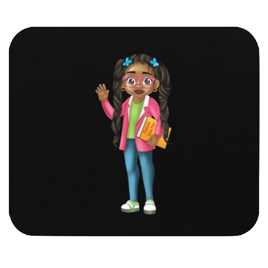 I Am The Future African American Girl Teacher Mouse Pads