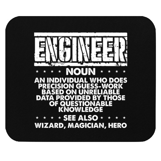 Engineer Gifts Precision Guesswork Wizard Mouse Pads