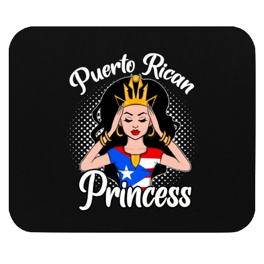 Puerto Rican Princess Mouse Pads
