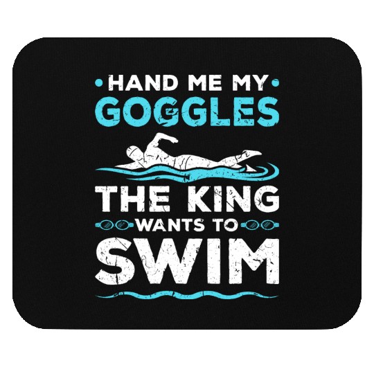 Swim Men Mouse Pads