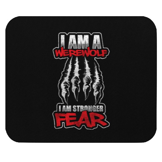 Wolf Monsters Moon Horror Mouse Pads