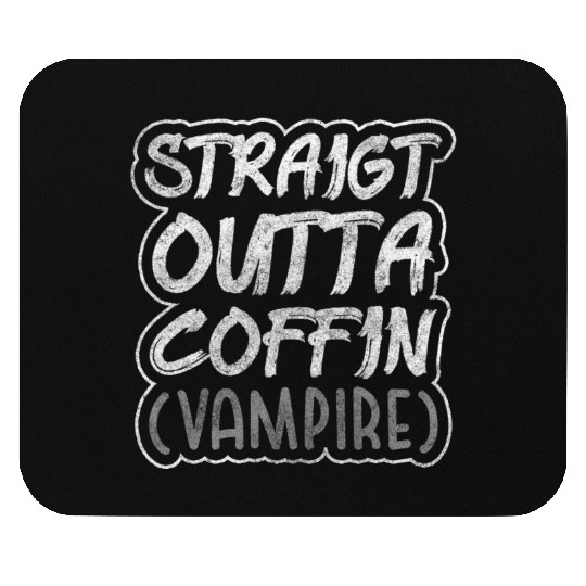 Vampires Teeth Creepy Mouse Pads