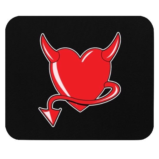 Red Heart - Devil Heart - Gift Mouse Pads