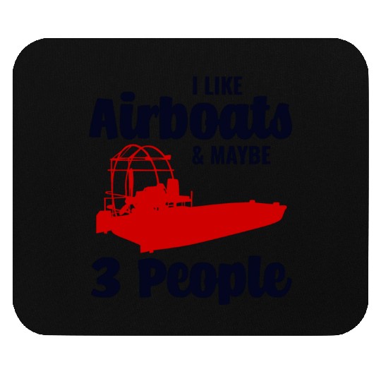 Airboat Fanboat Airboating Planeboat Swamp boat Mouse Pads