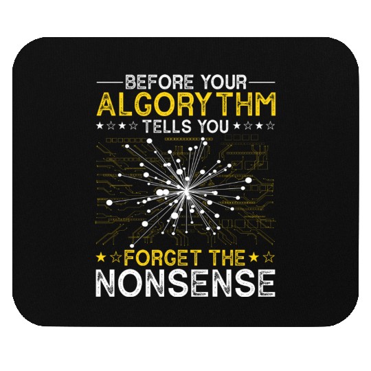 Artificial Intelligence Algorithm Programmer Mouse Pads