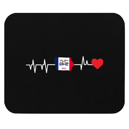 Iowa Heartbeat Gift Mouse Pads