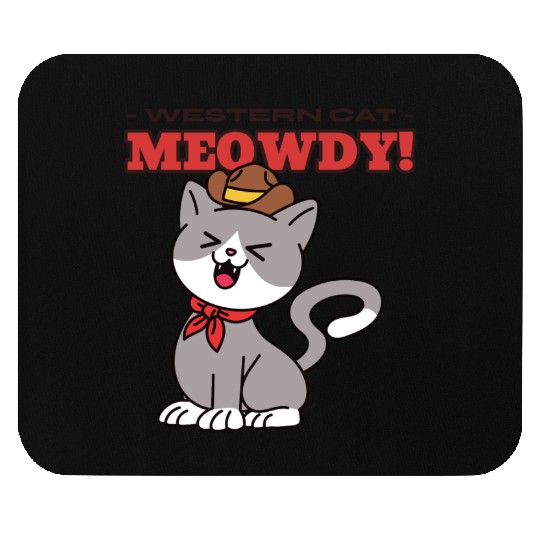 Western Cat Mouse Pads