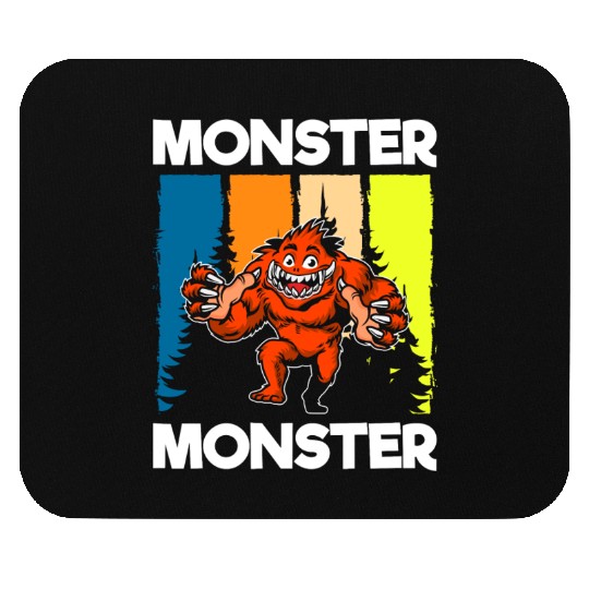 Monster Colorful Big Sister Mouse Pads