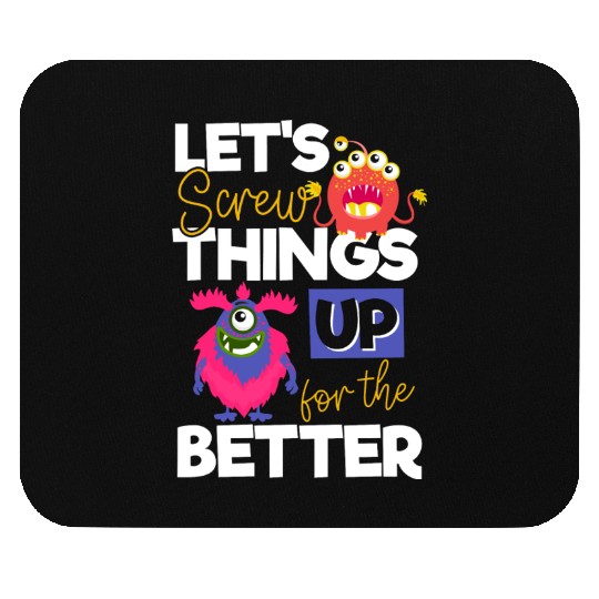 Monster Comic Little Sister Mouse Pads