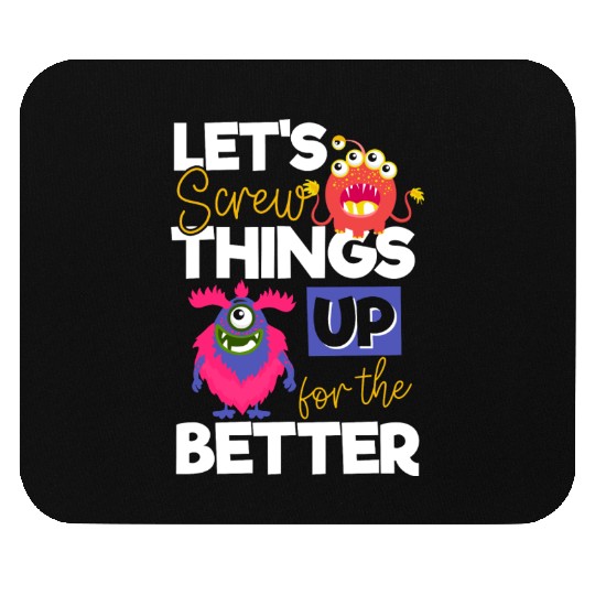 Monster Comic Little Sister Mouse Pads