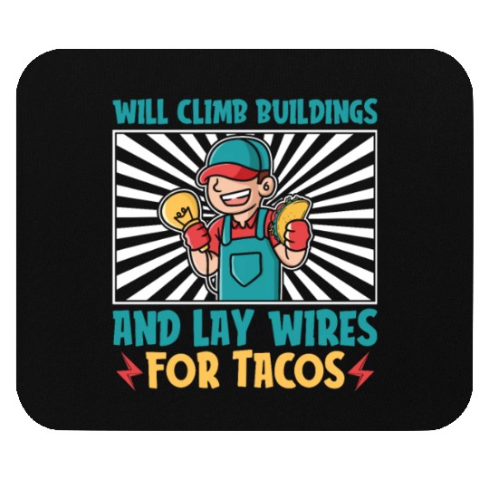 Electrician Electrical Engineer Lineman Mouse Pads