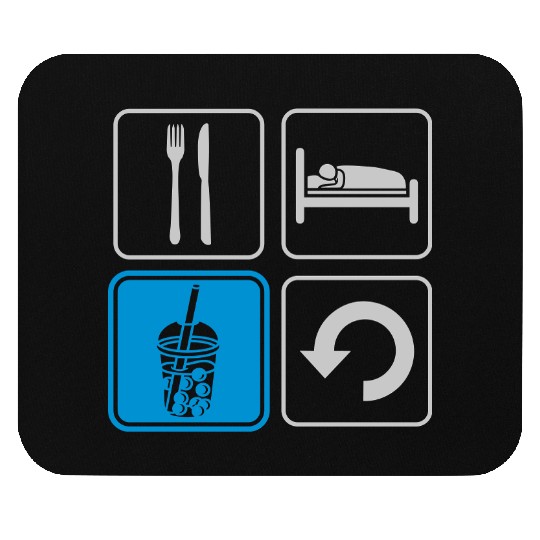 Boba Tea Repeat daily Mouse Pads