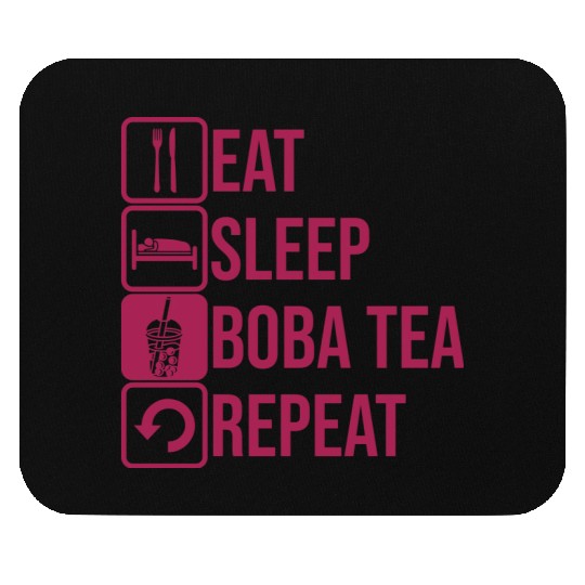 Daily Repeat Boba Tea Mouse Pads