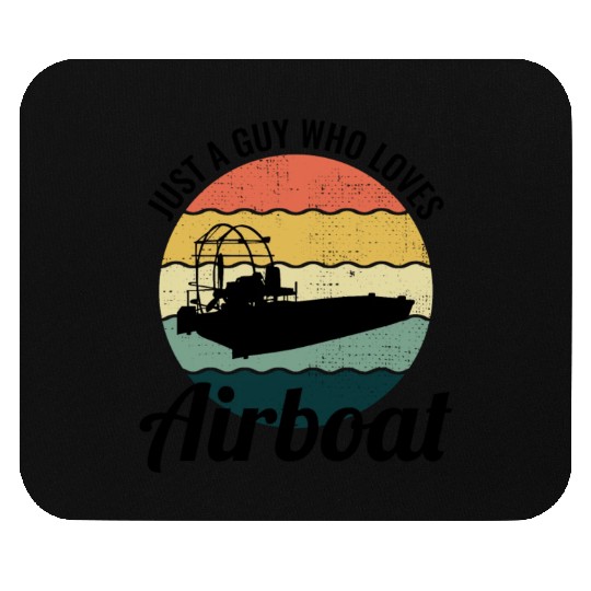 Airboat Fanboat Airboating Planeboat Swamp boat Mouse Pads