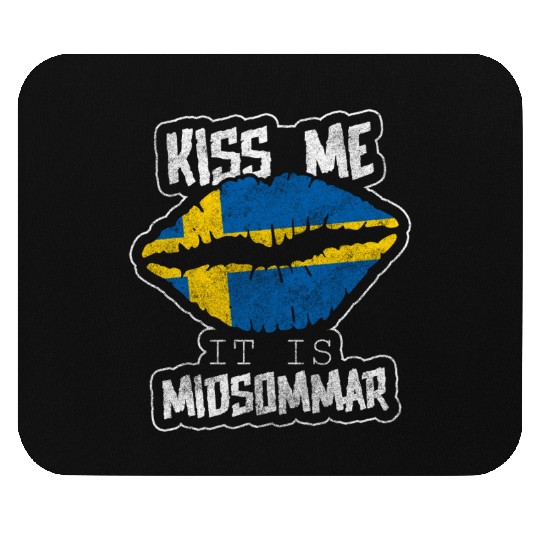 Sweden Summer Solstice Feast Day Mouse Pads