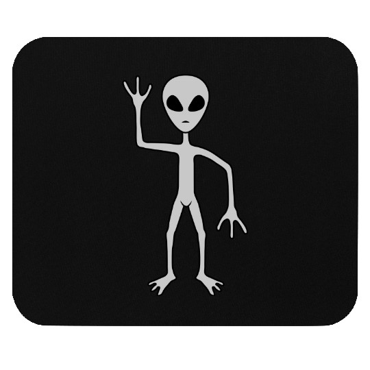 Science fiction alien waves Mouse Pads