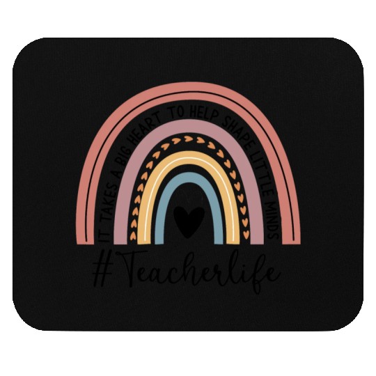 Teacher Life Rainbow Teacher Graphic Teacher Mouse Pads
