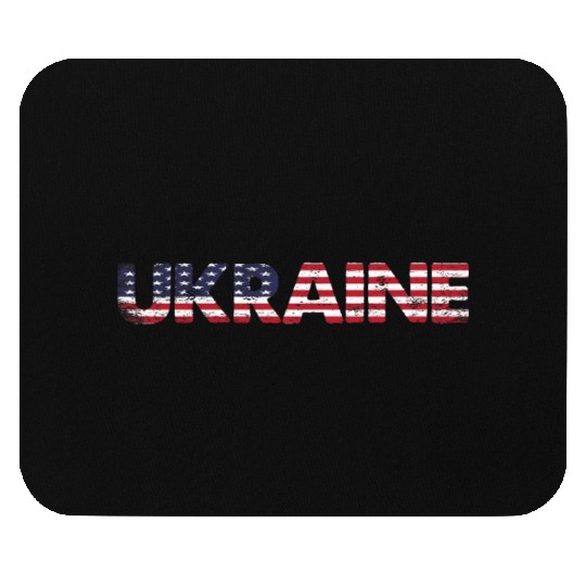 I Stand with Ukraine Ukraine Flag Mouse Pads