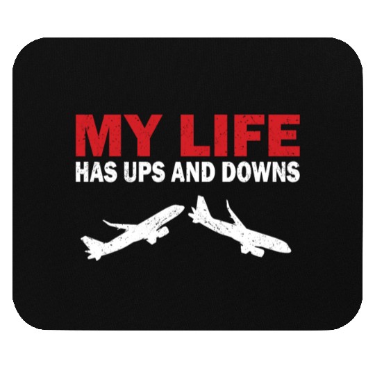 Pilot life has Postal Service and downs airplane aviation Mouse Pads