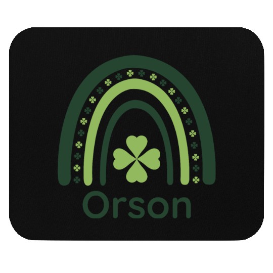 Orson Clover Boho Rainbow Mouse Pads