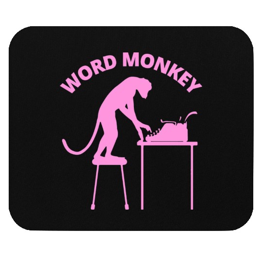 Word Monkey Mouse Pads