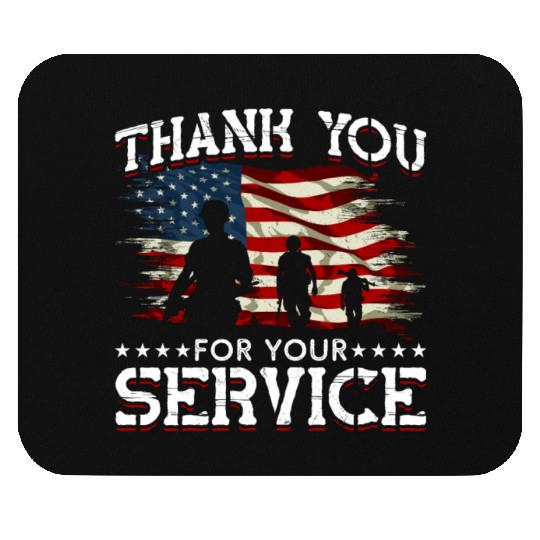 Memorial Day American Flag Patriotic Soldier US Mouse Pads