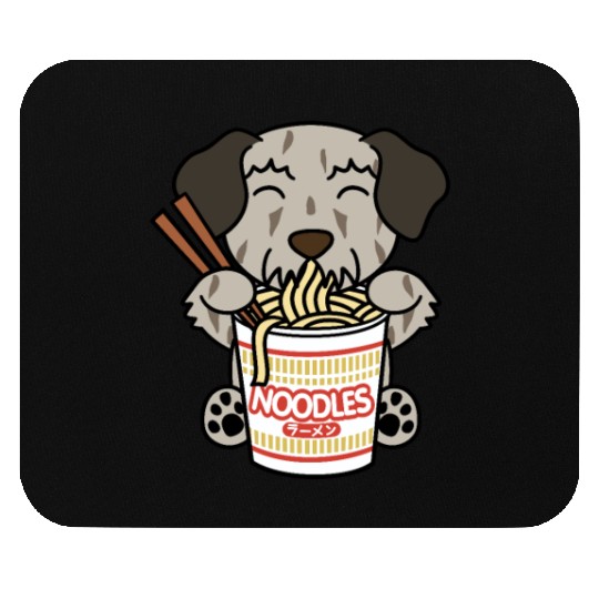 Irish Wolfhound Instant Ramen Noodles Mouse Pads