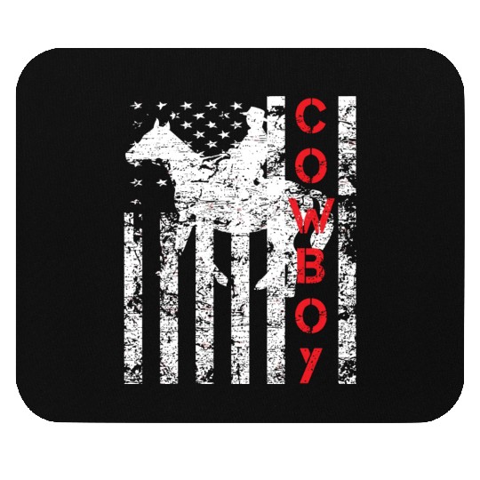 Cowboy For People Who Love Horses Mouse Pads